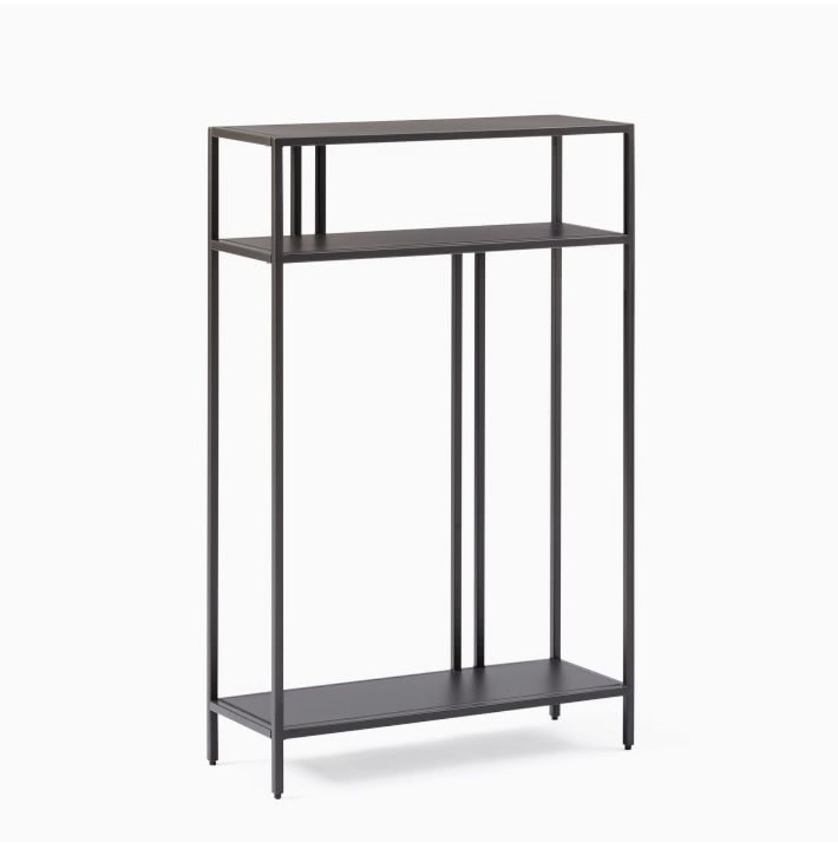 West Elm Profile Narrow Console Table (22") - Dark Bronze