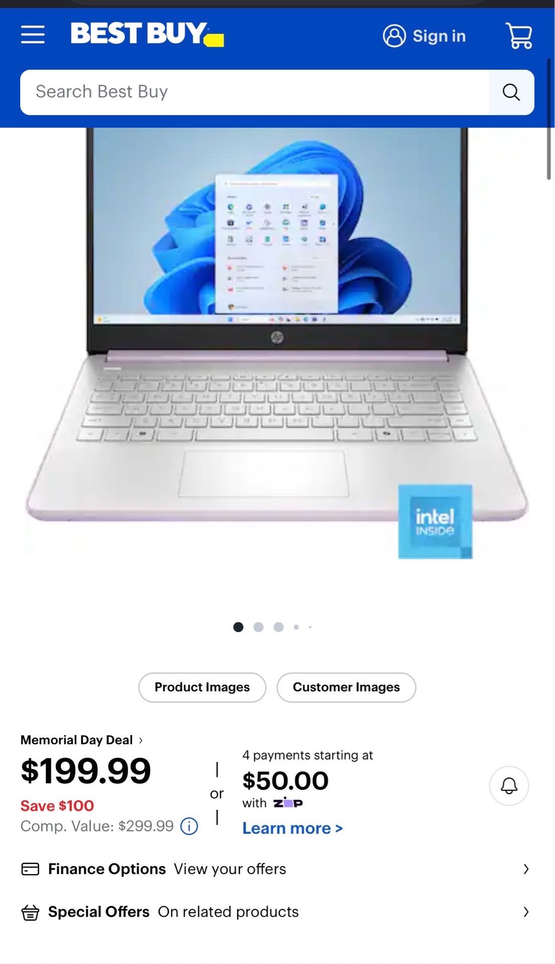 HP 14” Laptop NIB