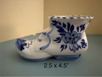 Vintage Royal Delft Boot