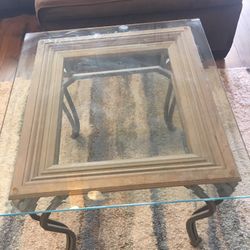 Glass Top End  Table