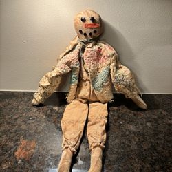 Vintage creepy doll 