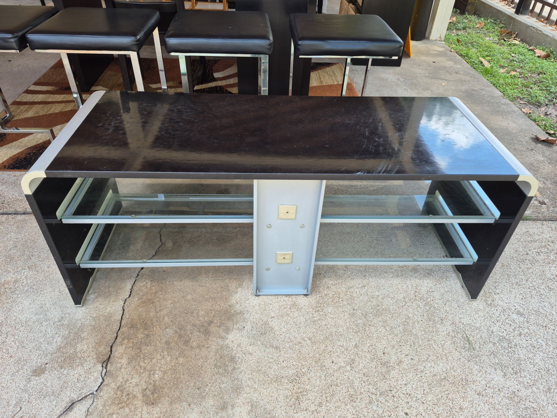Nice Used Large Flat Screen TV Stand.