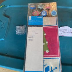 New Shower Curtain With Hooks 30 Dollars New Christmas Rose Harp 15 Dollars 