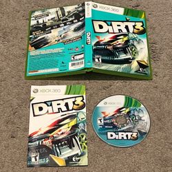 DiRT 3 (Microsoft Xbox 360, 2011) Complete CIB w/ Manual
