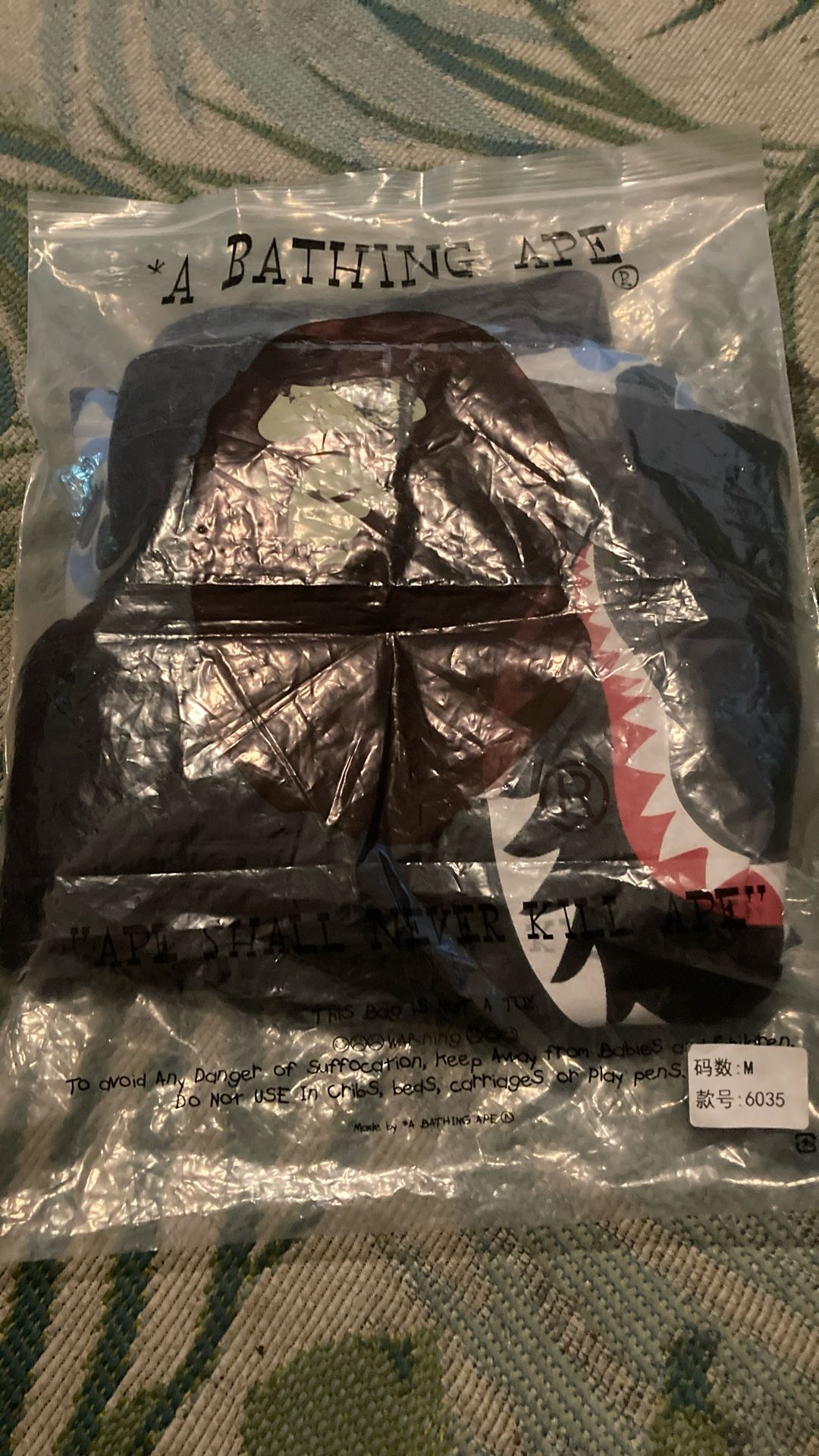 Bape Shorts Half Camo Blue And Half Black