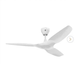 Haiku L 52 in. Indoor White Ceiling Fan with Integrated LED Light, Alexa