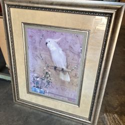 Watercolor painting, very well framed