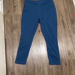 Turquoise Workout Pants