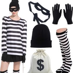 Women’s Large Robbers Costume 