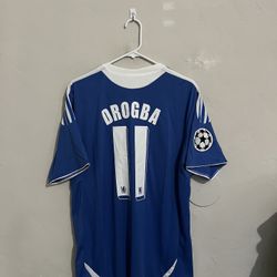 Chelsea 2011-12 Home Drogba Jersey (Medium Large XL)