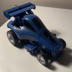 2-in-1 Transforming Robot Car – Blue Convertible Transformer Toy