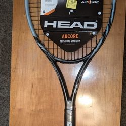 NEW_HEAD MX Spark Tour Adult Tennis Racquet, 100 sq. in. Head Size, Black/Gray, 9.7 Ounces