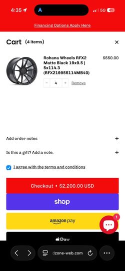 Rohana 19” rims with two cooper tires 245/40/r19