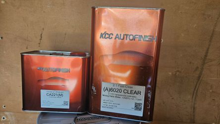 KCC Autofinish (A)6020 Clear 4.73L Clearcoat & CA221(M) Medium Hardener Kit