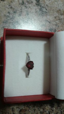Garnet ring