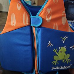 Swim School Toddler Life Jacket W/floats 