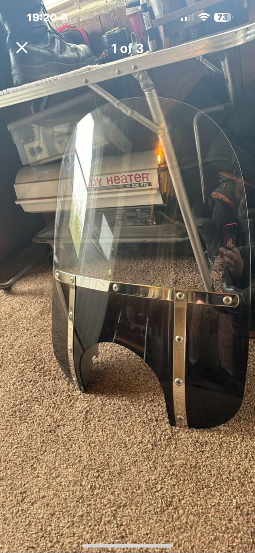 OEM 2000 Yamaha RoadStar Windshield