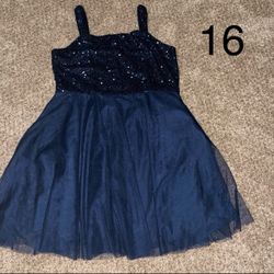 Blue Sparkly Dress