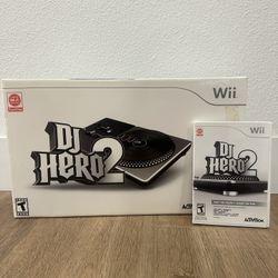 DJ Hero 2 Turntable Controller + DJ Hero Game (Nintendo Wii)