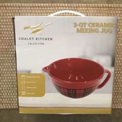 3-QT Ceramic Mixing Jug