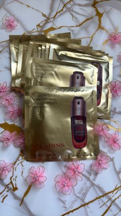 Clarins Double Serum Golden Essence Sheet Masks 10 count