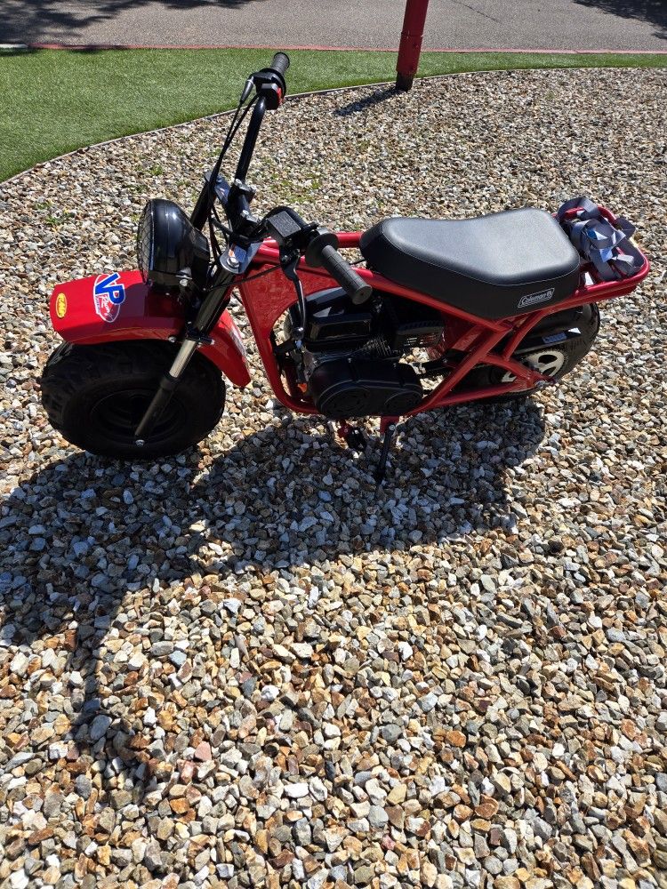 Coleman mini bike.
