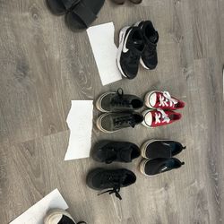 Vans Converse Nikes Toddler Shoes Size 10-12t 