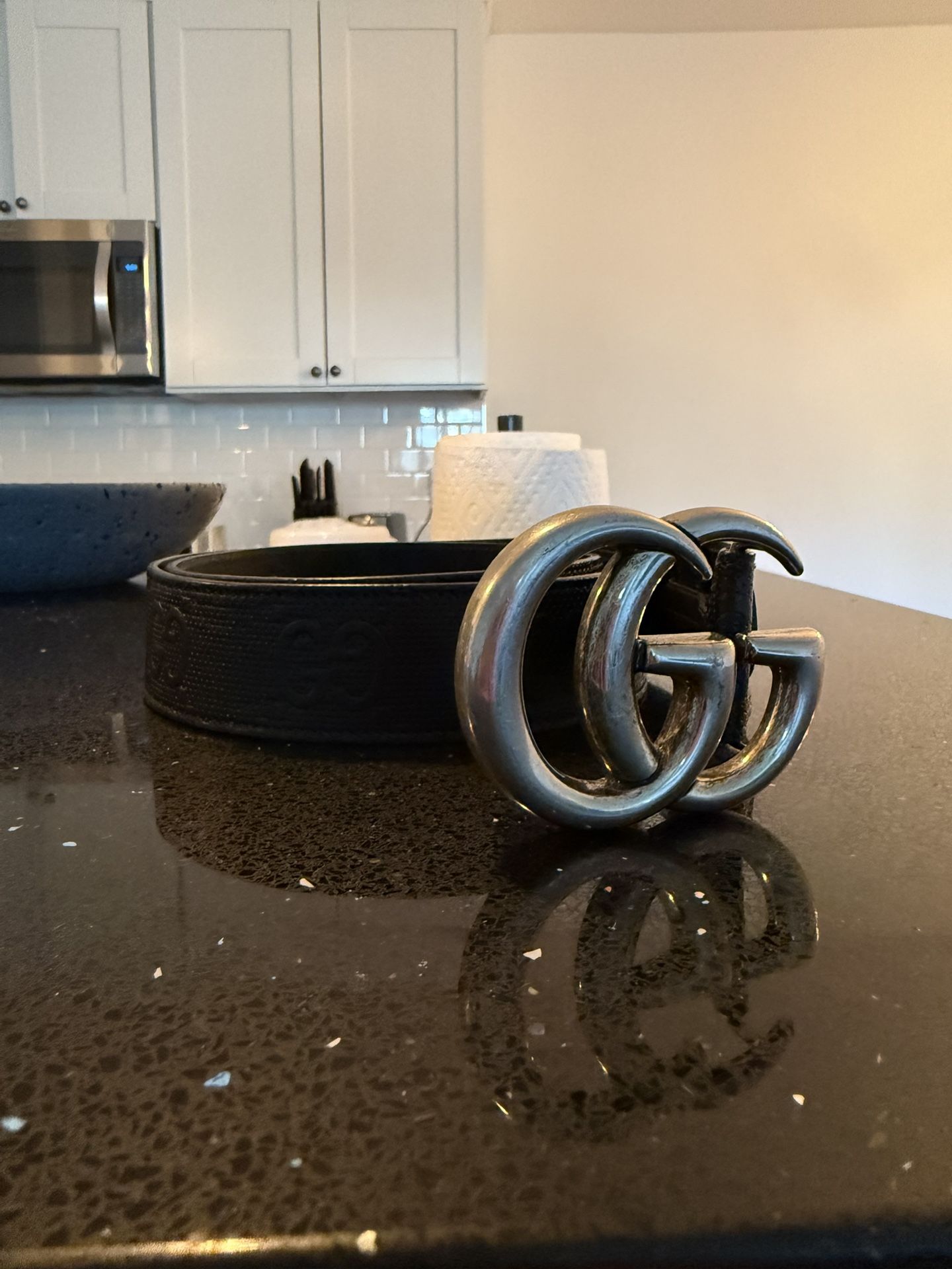 Gucci GG Marmont Embossed Belt