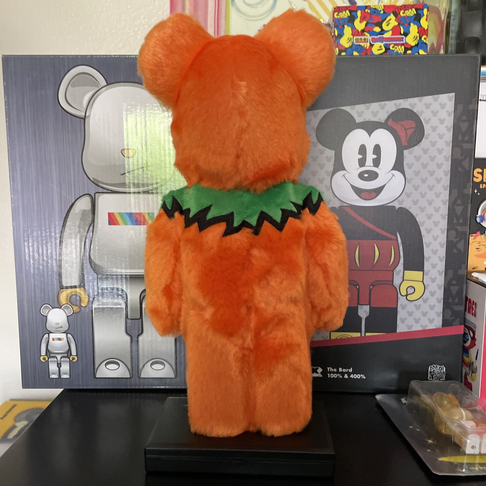 BE@RBRICK GRATEFUL DEAD DANCING BEARS COSTUME Ver. ORANGE
