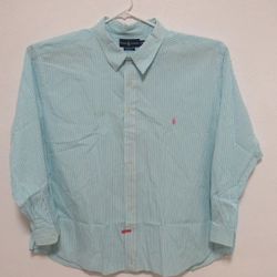 Ralph Lauren Classic Fit Casual Long Sleeve Button Down Shirt Men's size 4XB