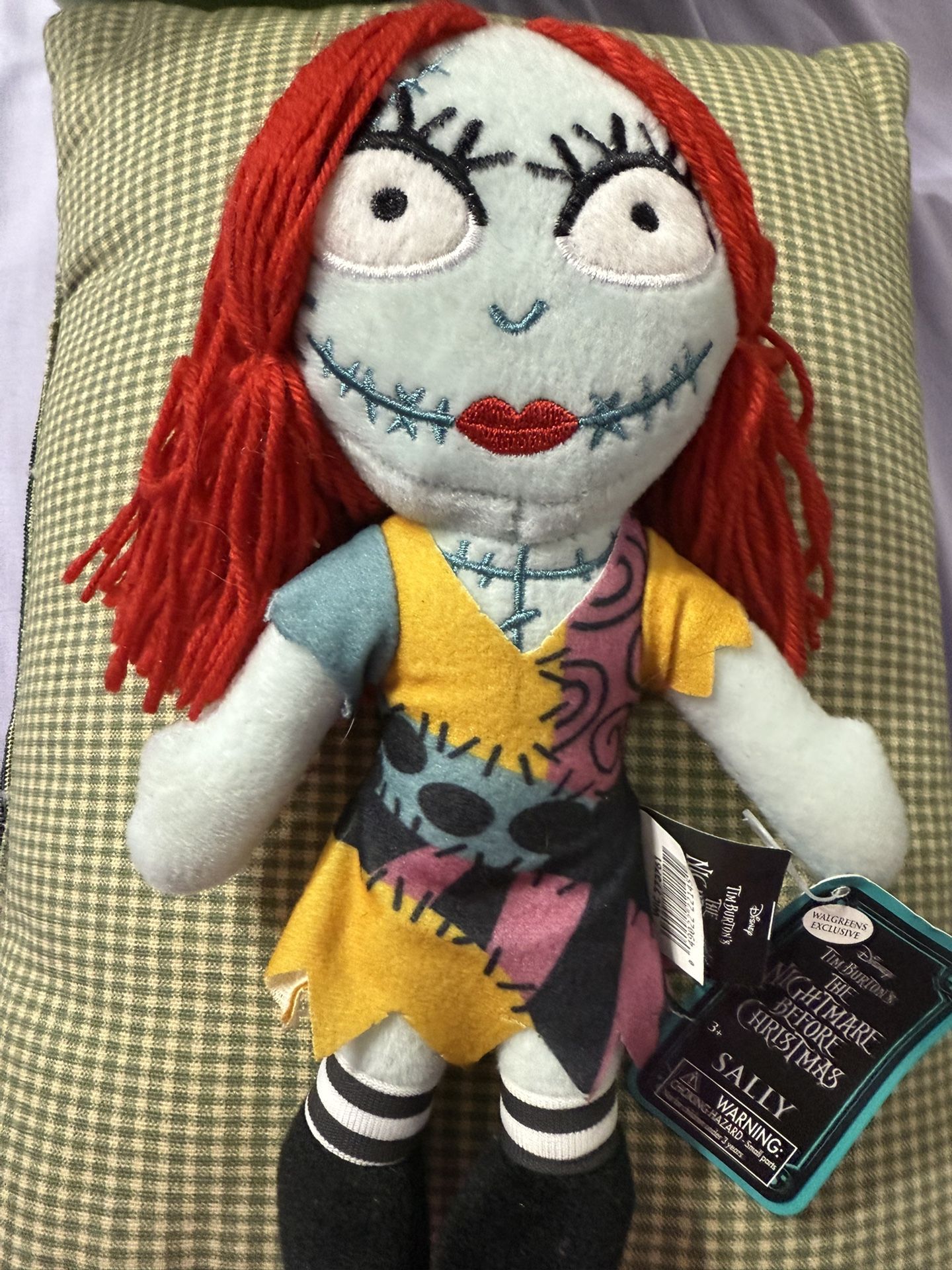 SALLY PLUSH DOLL DISNEY~THE NIGHT BEFORE CHRISTMAS π TIM BURTON~Brand New with Tag