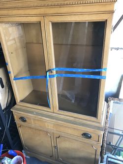 Antique Glass Cabinet