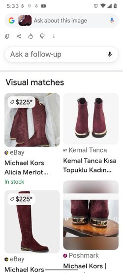 Michael Kors Alicia Merlot Boots