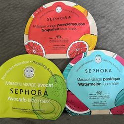 (3) Brand New Sephora Face Masks for $4 - PICKUP IN AIEA - I DON’T DELIVER 