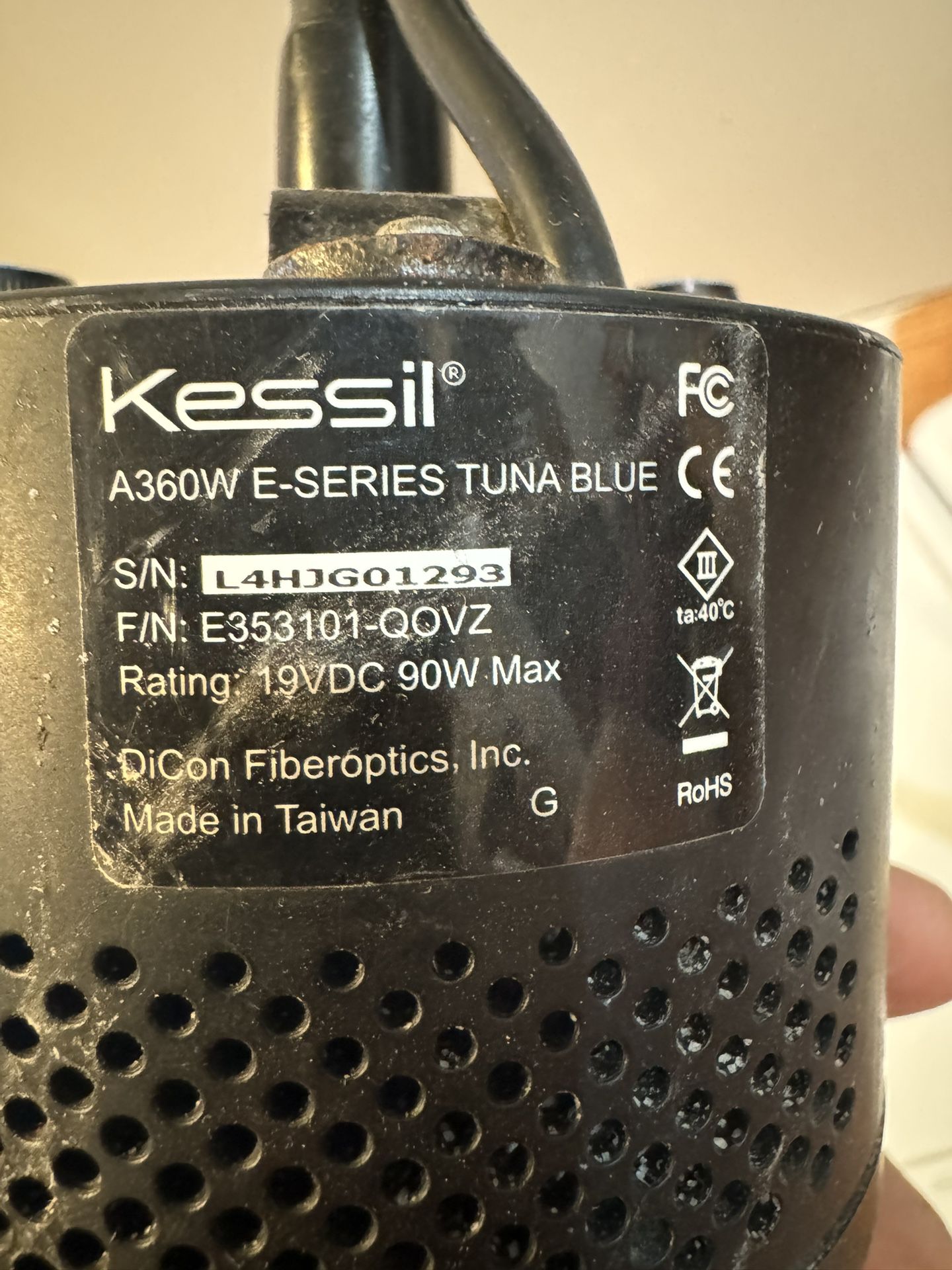 Kessil A360 Tuna Blue With Gooseneck