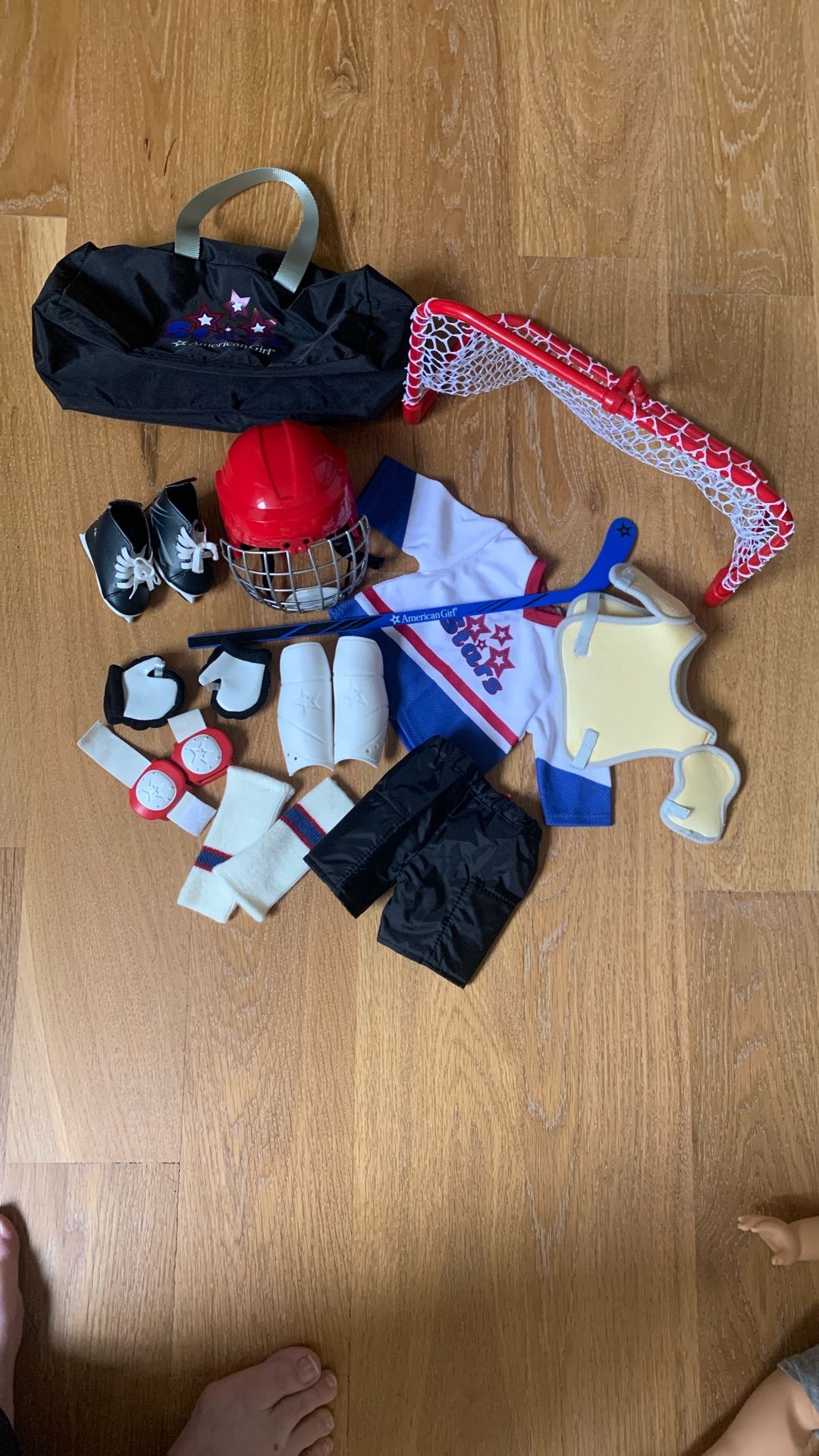 American Girl Doll Brand Hockey Gear