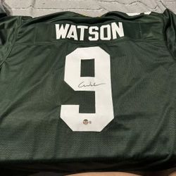 Christian Watson Signed Jersey