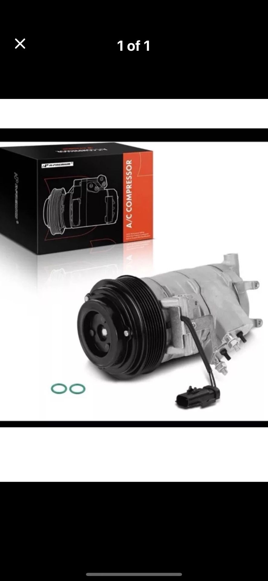 AC Compressor with Clutch 2007-2010 Jeep Grand Cherokee