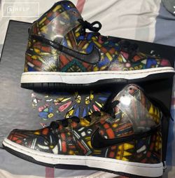 Nike SB Dunk High Stained Glass Sneakers