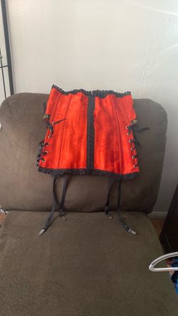 Corset red and Black medium