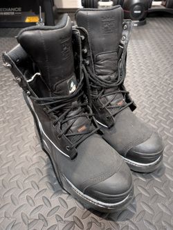 Men's Gravel Pit Met Guard Steel Toe Waterproof Work Boot