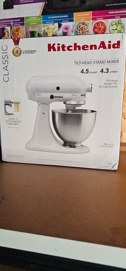 Kitchen aid mixer with tilt