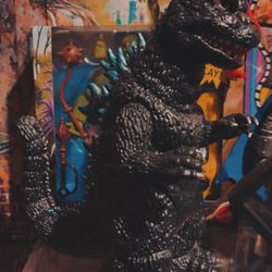 Mondo All Monsters Attack Regular Variant Godzilla Black Timed Edition