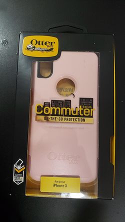 PINK OTTER BOX IPHONE X /XS