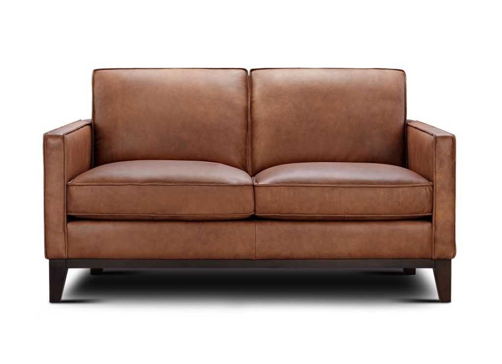Leather Chelsea Honey Loveseat