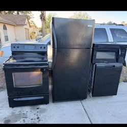 Range Refrigerator Microwave Dishwasher 30 Day Warranty 