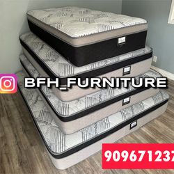 12in King Size Dream Luxury European Pillow Top Mattress