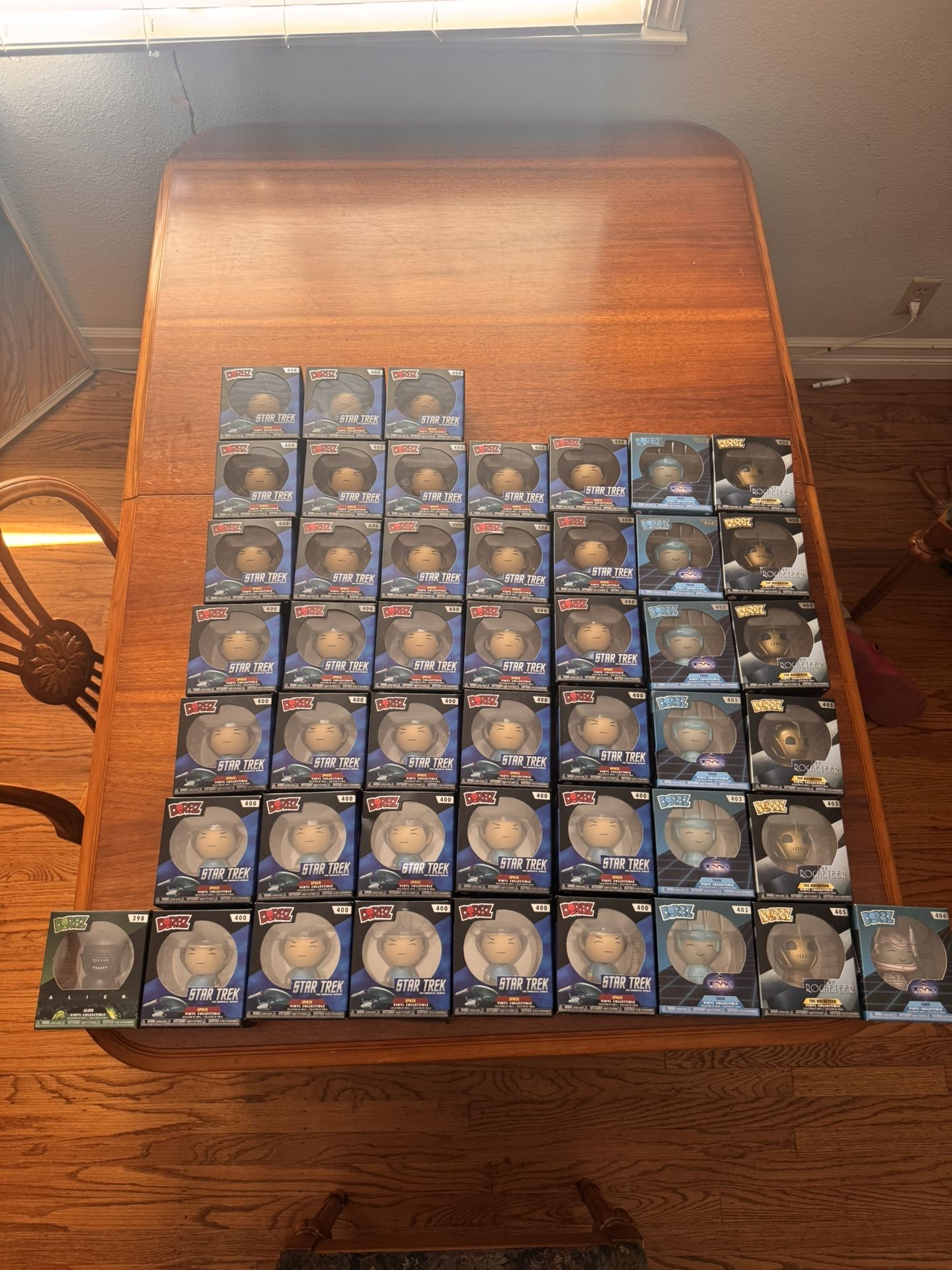 Whole lot $150 Funko Dorbz Collectibles β Star Trek, Star Wars, Alien, Tron, & Rocketeerβ NEW IN BOX