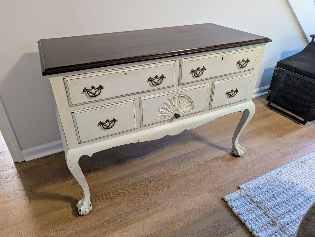 Vintage Lowboy Dresser Farmhouse