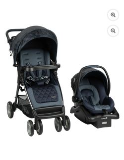 Monbebe Travel System – Stroller & Infant Car Seat (Navy Camo)
